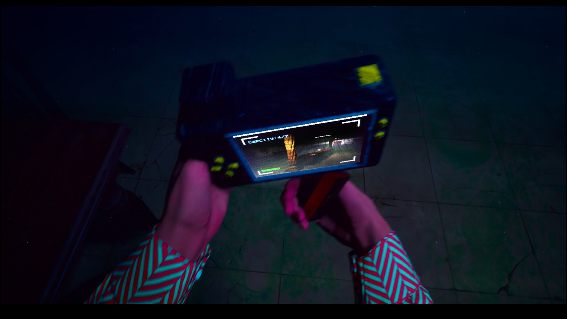 Loading camera power cells.